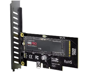 כרטיס הרחבה PCIe x4 to M.2 Adapter Support 2280 M.2