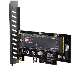 כרטיס הרחבה PCIe x4 to M.2 Adapter Support 2280 M.2