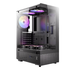 מארז Antec VCX300 RGB Elite Mid Tower 5X Fixed RGB Fans