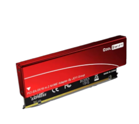 כרטיס הרחבה PCIe x16 to M.2 Adapter w/HS Support 2280 M.2