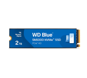 דיסק פנימי WD Blue SN5000 NVMe SSD 2TB PCIe Gen4X4 2280