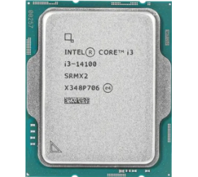 מעבד דור 14 Intel Core I3 14100 Tray no fan up to 4.7GHZ