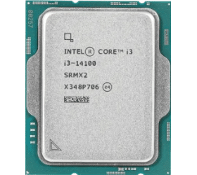 מעבד דור 14 Intel Core I3 14100 Tray no fan up to 4.7GHZ