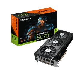 כרטיס מסך GIGABYTE GeForce RTX 5070 Ti WINDFORCE OC V2 16G