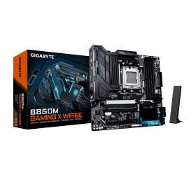 לוח אם GIGABYTE B850M GAMING X WIFI6E 1.1 M-ATX DDR5 AM5 2.5GBE