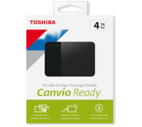 דיסק חיצוני TOSHIBA Canvio Ready 4TB 2.5 USB 3.2