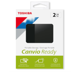 דיסק חיצוני TOSHIBA Canvio Ready 2TB 2.5 USB 3.2