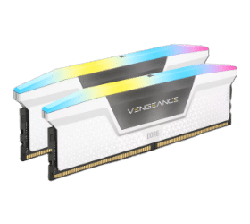 זכרון לבן לנייח Corsair Vengeance RGB 32GB 2X16 DDR5 6000MHz C30