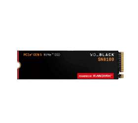 דיסק פנימי WD Black SN8100 1TB NVMe PCIe 5.0 M2 2280