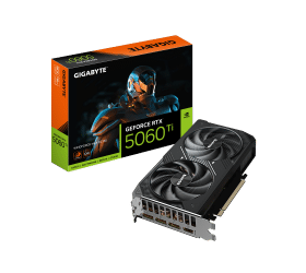 כרטיס מסך Gigabyte RTX 5060 Ti WINDFORCE MAX OC 8GB