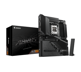 לוח אם עם מחברי חשמל מאחור Gigabyte B850 A STEALTH AM5 DDR5 WIFI7