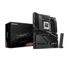לוח אם עם מחברי חשמל מאחור Gigabyte B850 A STEALTH AM5 DDR5 WIFI7