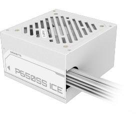 ספק כוח GIGABYTE P650SS ICE 650W 80 PLUS Silver White