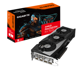 כרטיס מסך Gigabyte RADEON RX 7600 Gaming OC 8GB rev 1.1
