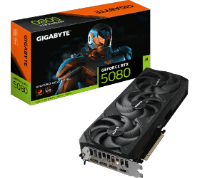 כרטיס מסך GIGABYTE RTX 5080 WINDFORCE OC V2 SFF 16GB GDDR7