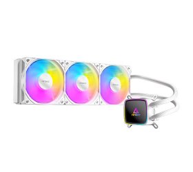 קירור נוזלי Antec Ultra 360 White ARGB 3x120mm PWM Intel AMD 300W